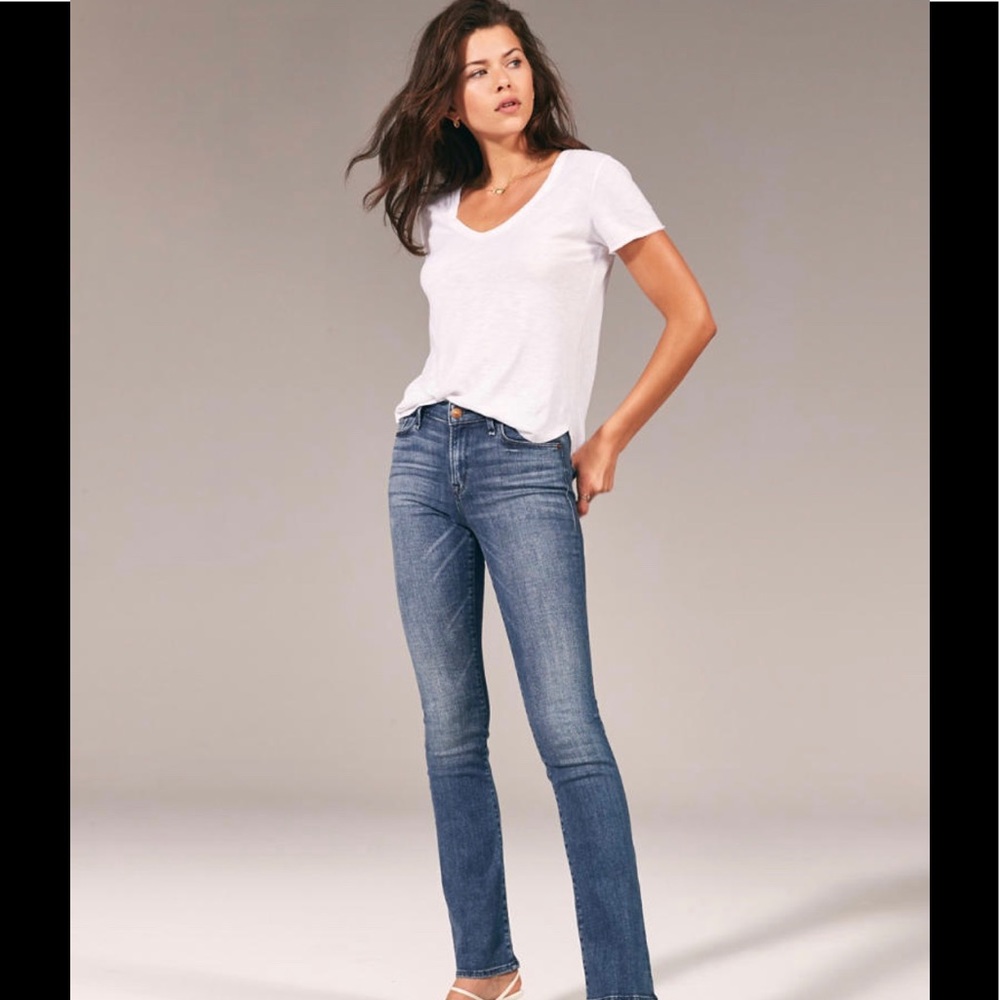 Abercrombie & Fitch Low Rise Bootcut Jeans